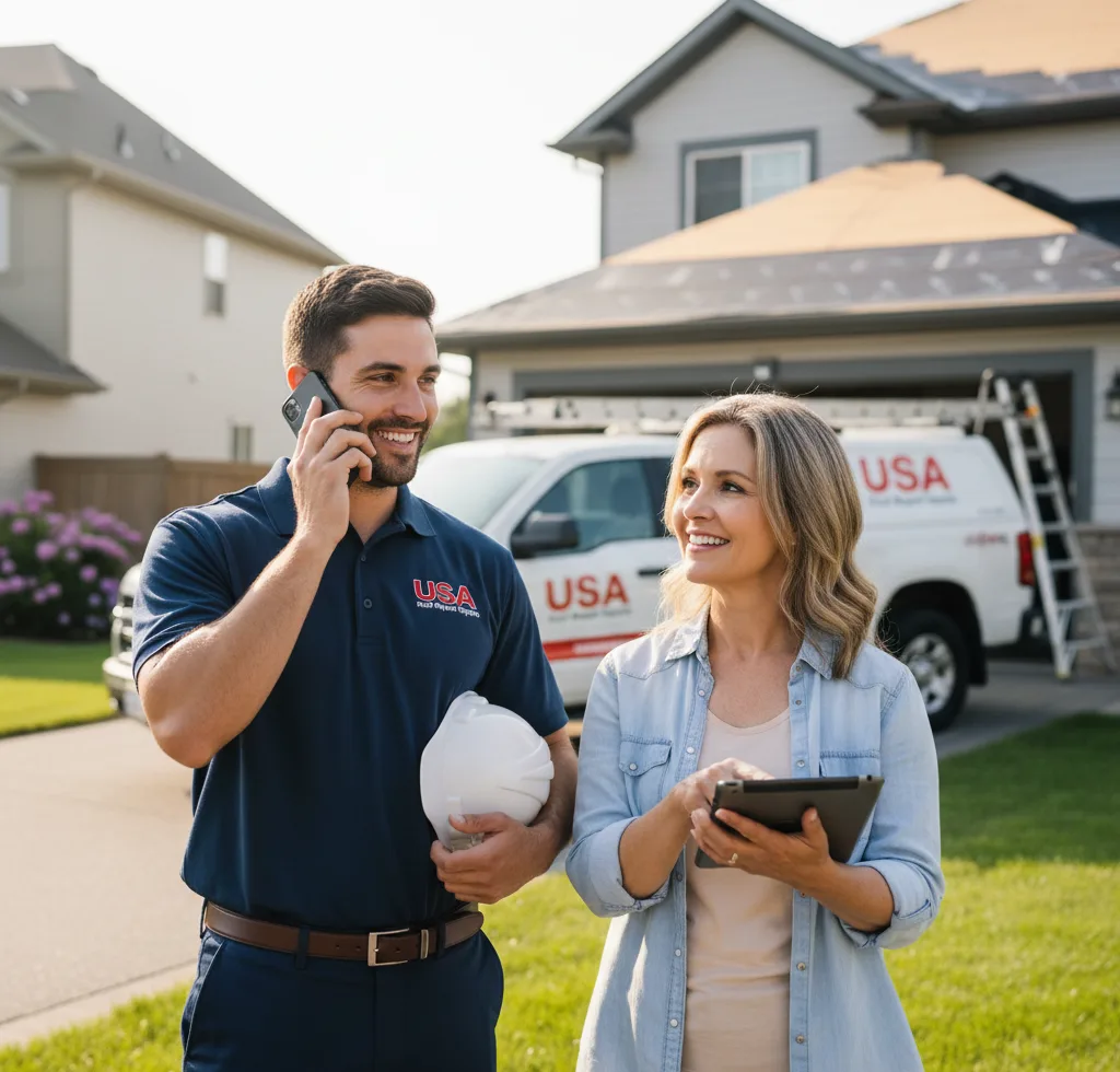 USA Roof Repair Experts customer support in North Lawrence